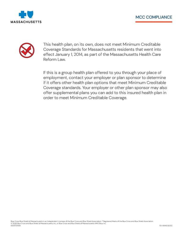 HMO BCBS Access Blue NE Basic Saver II - Summary of Benefits and Coverage - Page 9