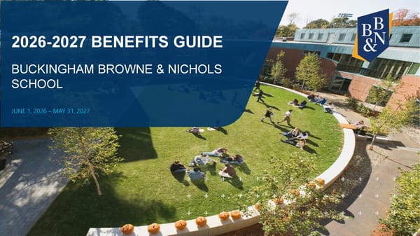 BB&N 2026-2027 Benefits Guide - Page 1