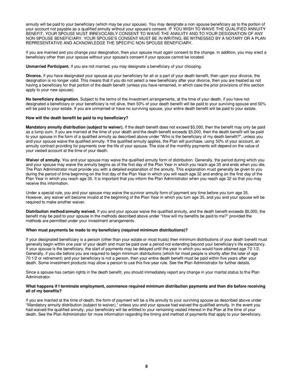 BB&N 403(b) Summary Plan Description 2022 - Page 12