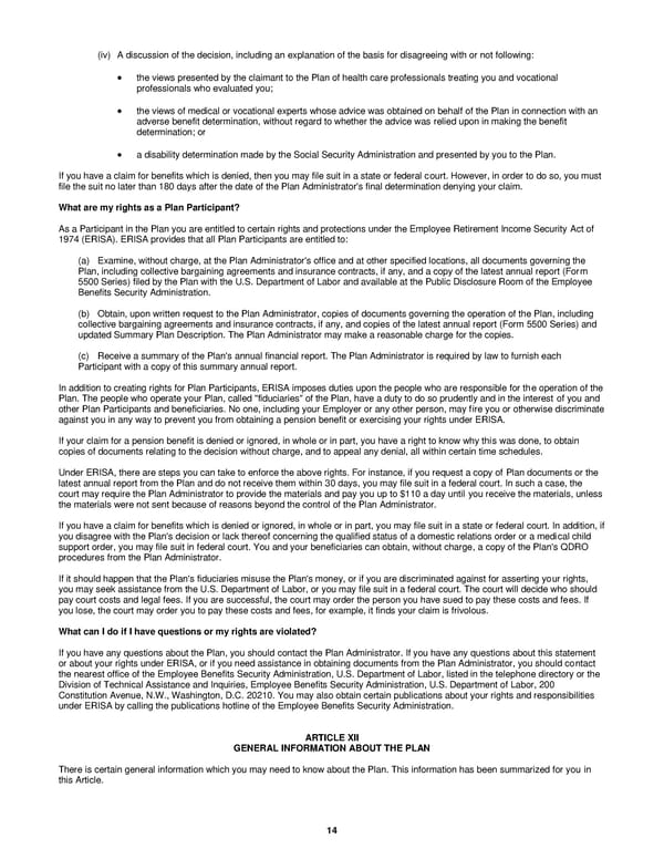 BB&N 403(b) Summary Plan Description 2022 - Page 17